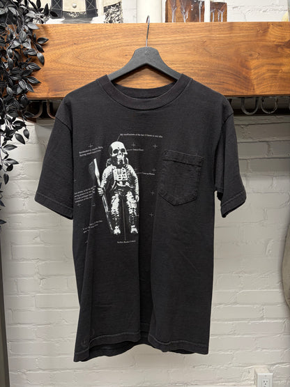 Vintage Chrome Hearts ‘Foti Soldier’ Faded Black Graphic T-Shirt