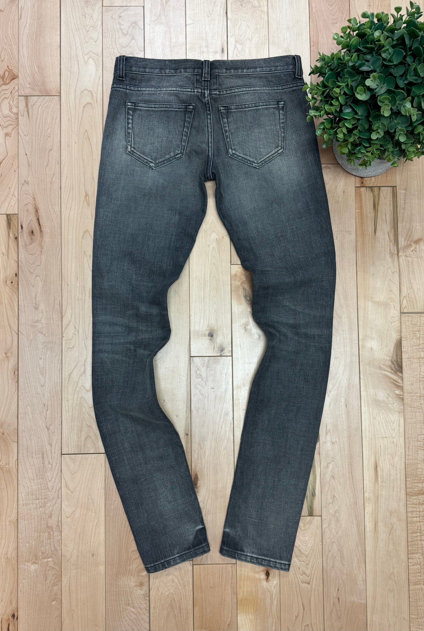 Saint Laurent D01 Grey Skinny Jeans