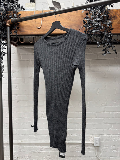 Yohji Yamamoto Y’s Ribbed Wool Stretch Long Sleeve