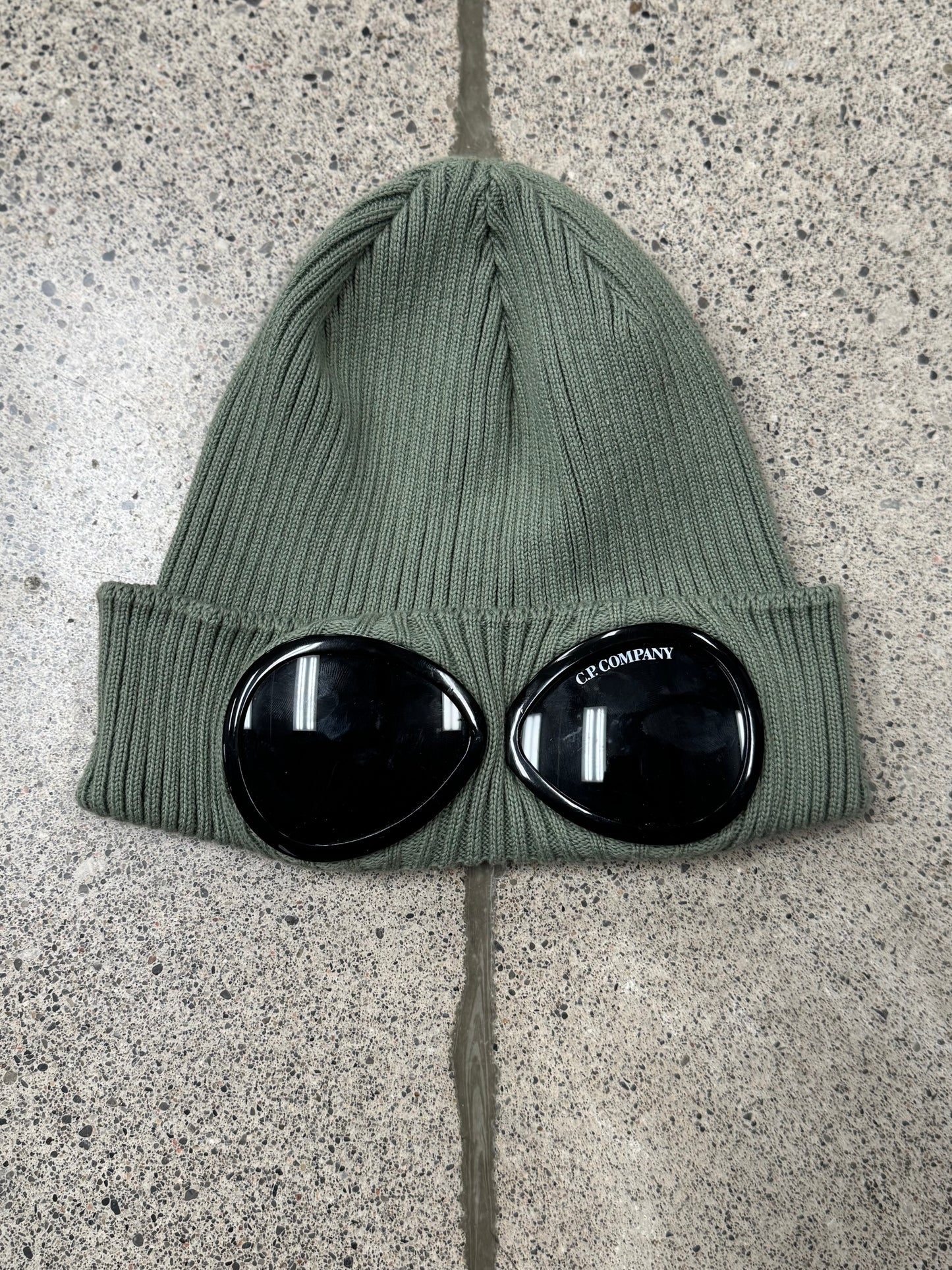 C.P. Company ‘Goggle’ Ribbed Beanie