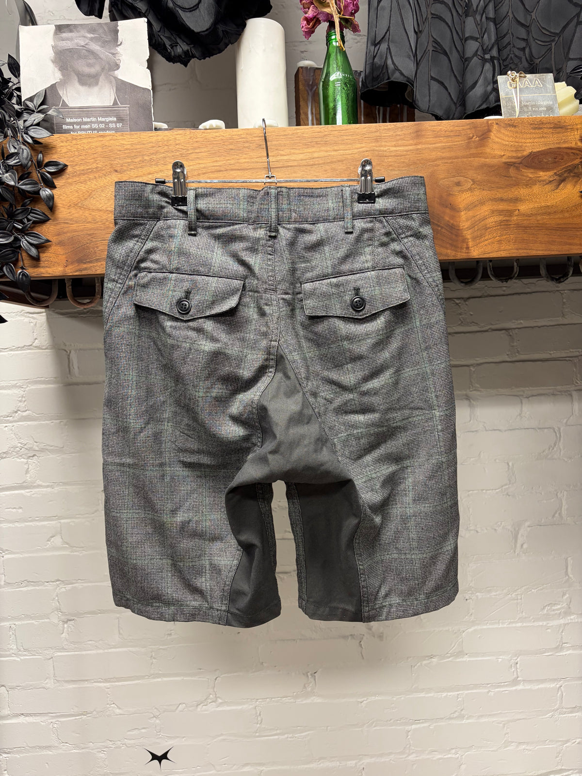 2018 Junya Watanabe Man Tartan Plaid Cotton Shorts