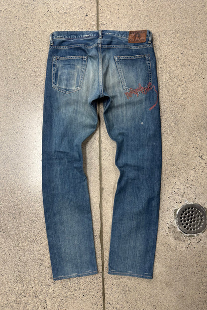 2000s Hysteric Glamour ‘New York Dolls’ Studded Skinny Jeans
