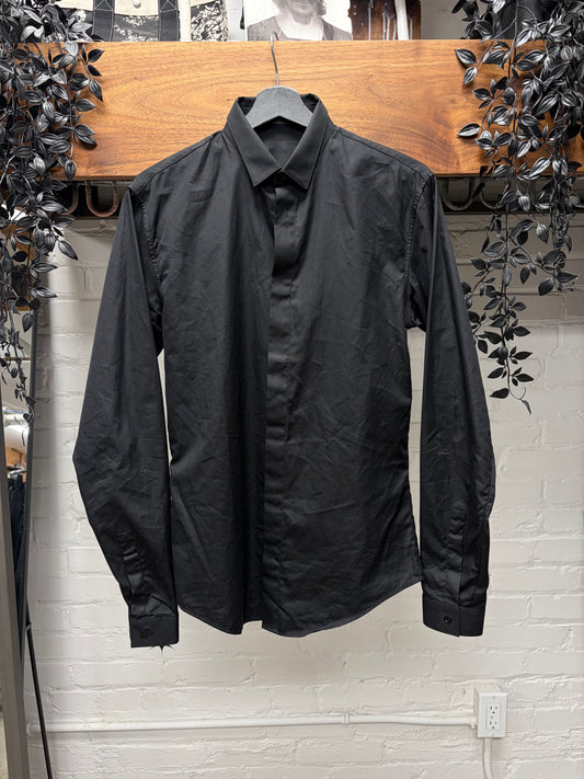 Dior Homme Basic Black Button Down Shirt
