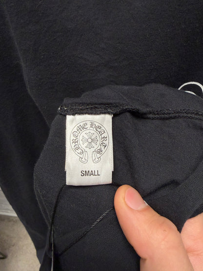 Chrome Hearts ‘Fleur De Lis/Scroll Logo’ Black Graphic T-Shirt