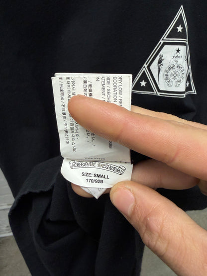 Chrome Hearts ‘Jarvis Skull’ Pyramid Black Graphic T-Shirt