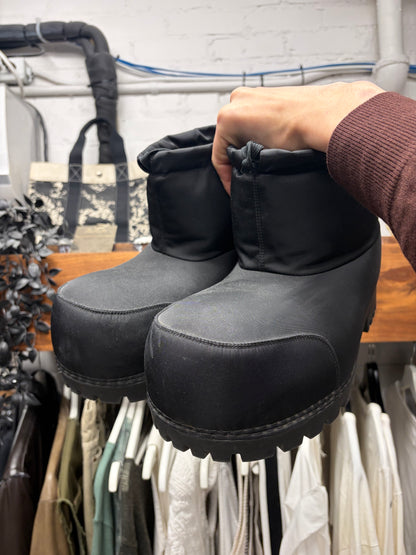 Balenciaga ‘Alaska’ Black Oversized Low Top Boots