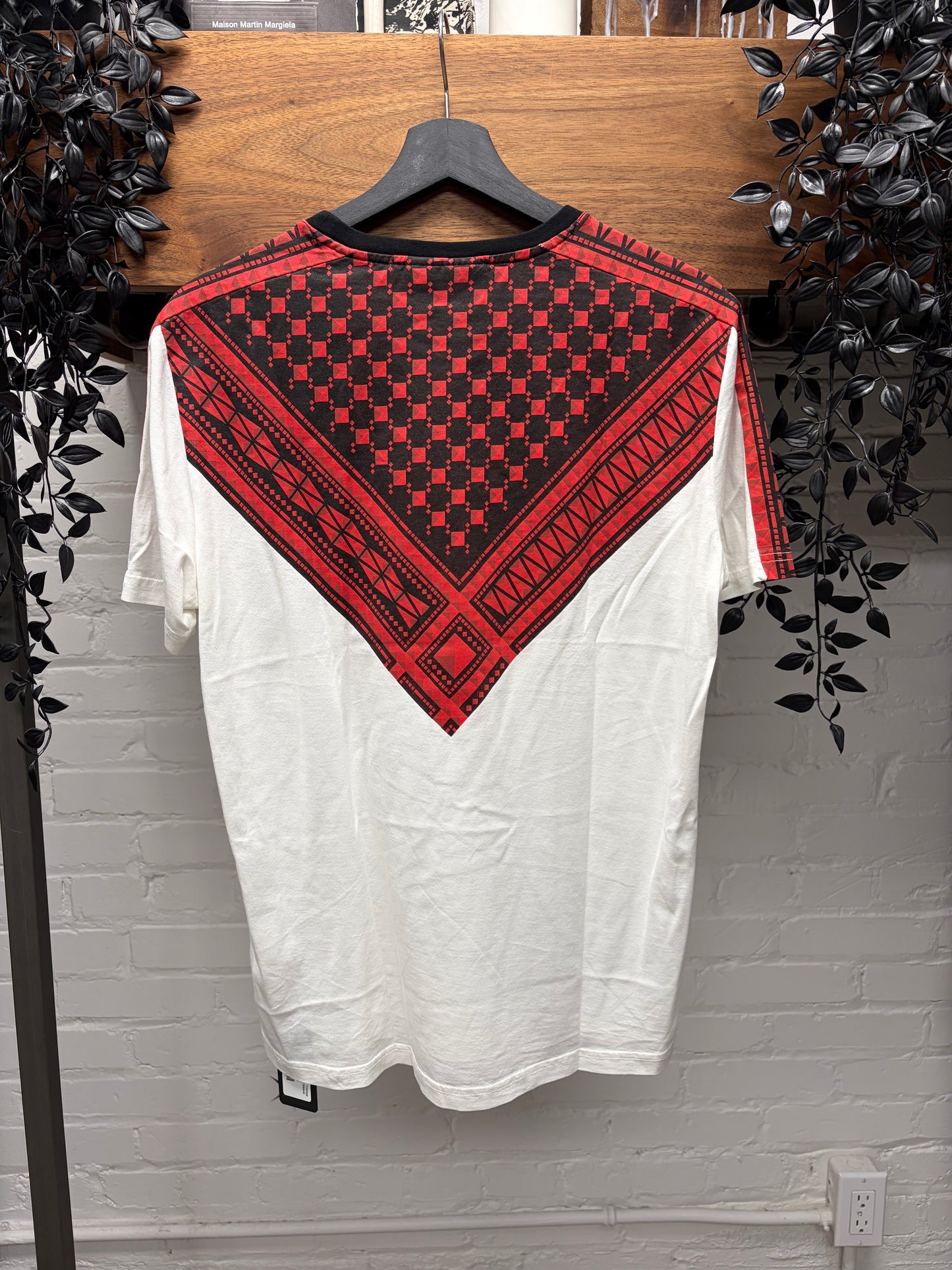 2010s Givenchy by Ricardo Tisci ‘Trompe ‘L’œil’ Scarf Draped Short Sleeve Cotton T-Shirt