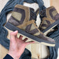 Louis Vuitton Brown Suede ‘Court’ High Top Sneakers