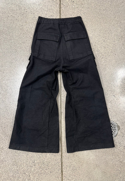 AW2023 Rick Owens ‘Luxor’ Heavy Cotton ‘Bela’ Wide Leg Cargo Pants