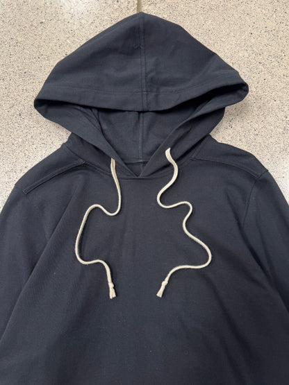 AW2021 Rick Owens ‘Gethsemane’ Black Pullover Hoodie