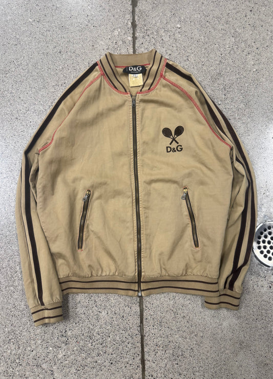 Dolce & Gabbana ‘Tennis Club’ Zip Up Bomber Jacket