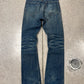 Kapital Bootcut ‘Sashiko’ Repaired Blue Flared Denim