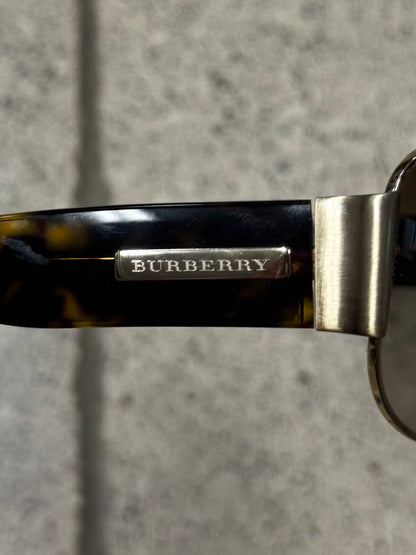 Burberry Tortoiseshell Aviator Sunglasses