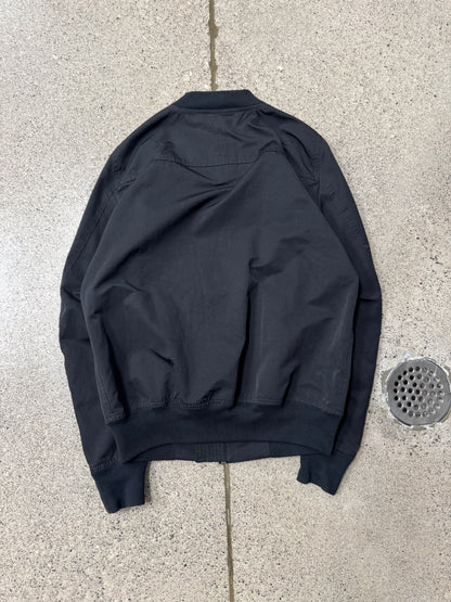 SS2011 Rick Owens ‘Anthem’ Patched Denim Flight Bomber Jacket