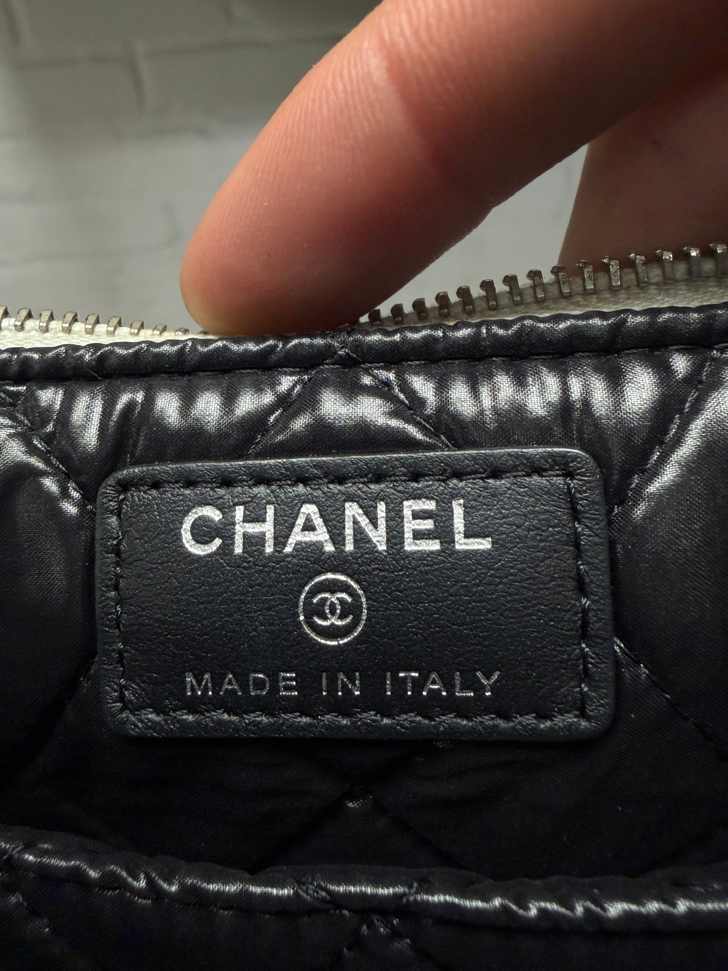 SS2017 Chanel ‘Data Center’ Silver Keyboard Clutch