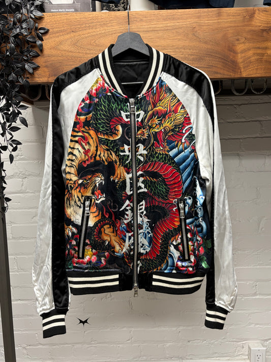 Balmain ‘Sukajan’ Traditional Japanese Silk Bomber Jacket