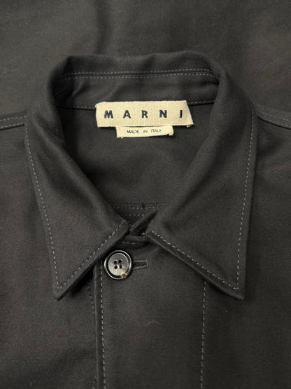SS2020 Marni Black M-65 Black Cotton Military Field Jacket