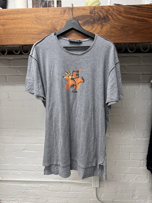 2000s Dolce & Gabbana ‘Wile E Coyote’ Graphic T-Shirt