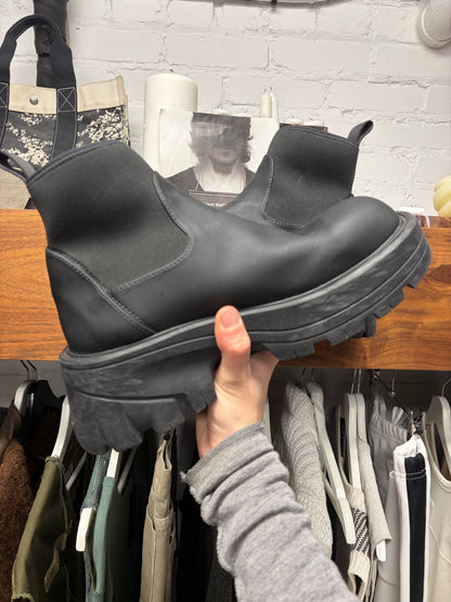 1017 Alyx 9SM Black ‘Mono’ Platform Sole Boots