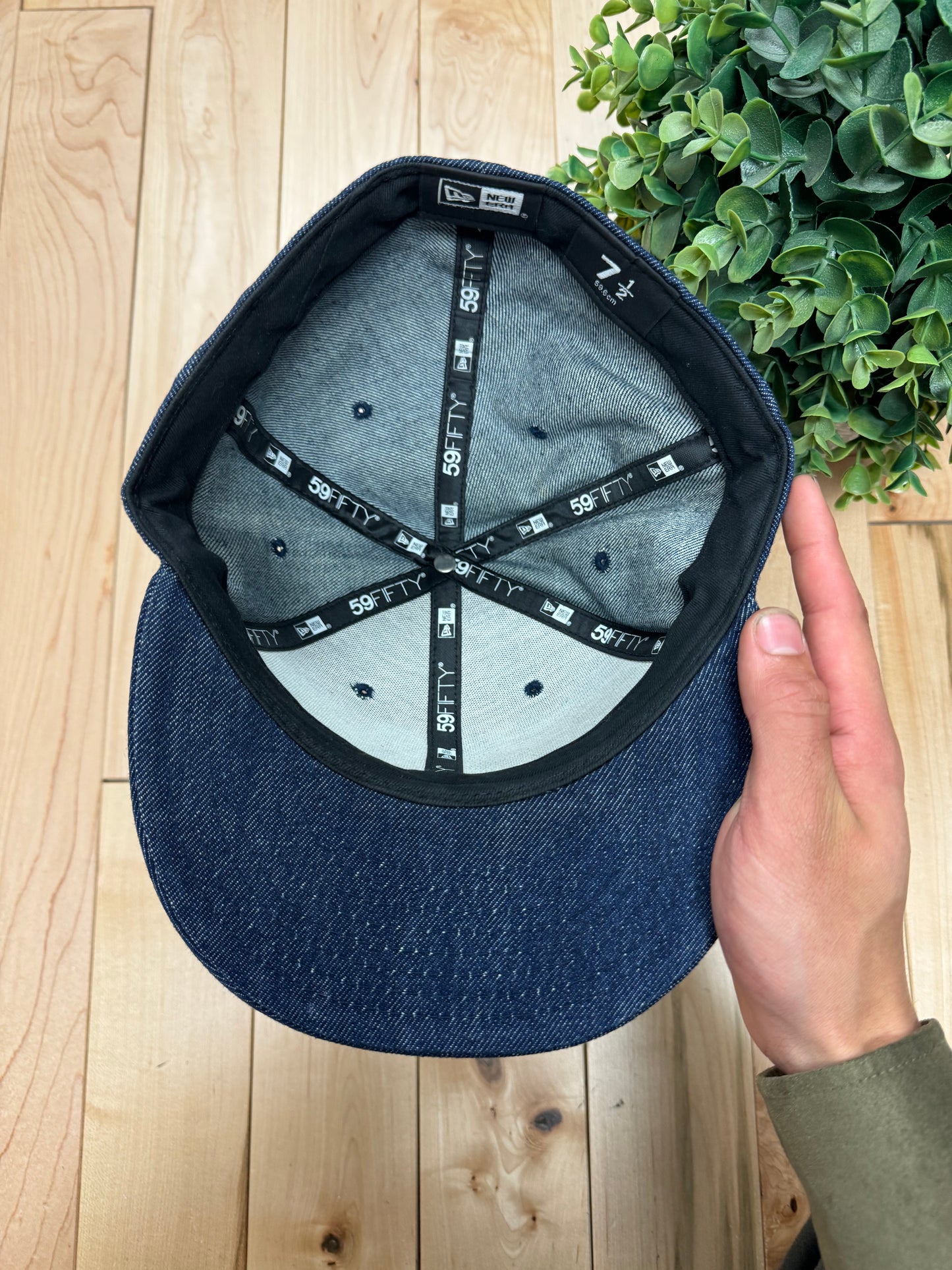 2000s Billionaire Boys Club x New Era Denim Fitted Hat