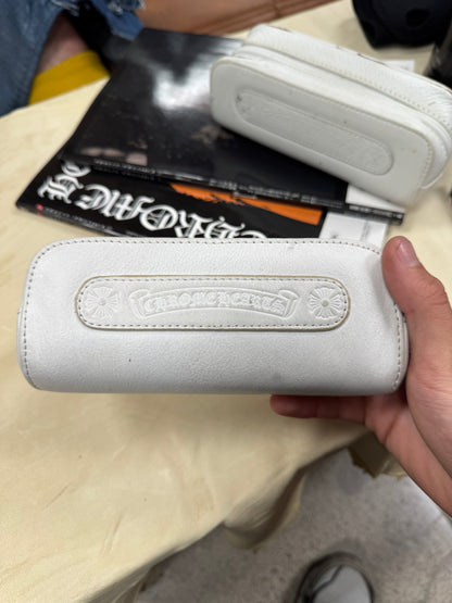 Chrome Hearts ‘Sweet Young Thang’ White/Silver Oval Sunglasses