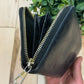 Balenciaga ‘Tour’ Black/Gold Long Leather City Wallet