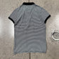 Hysteric Glamour Black/White Striped ‘Scorpion’ Embroidered Polo