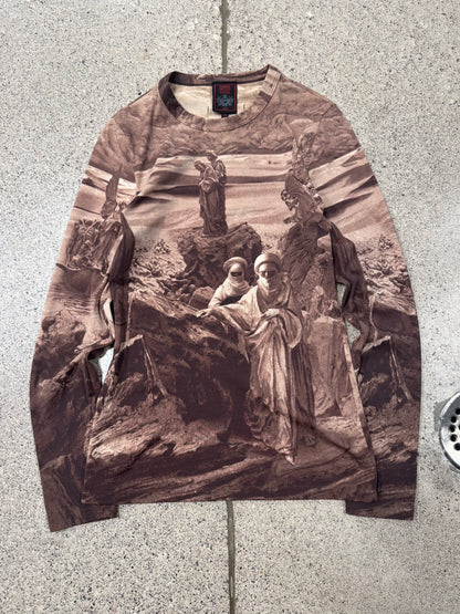 SS1998 Jean Paul Gaultier ‘Bedouins’ Mesh Long Sleeve Shirt