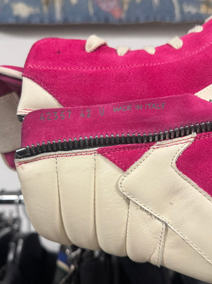 SS2023 Rick Owens ‘Edfu’ Pink Suede Geobaskets