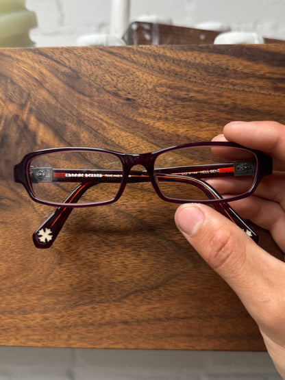 Chrome Hearts ‘Hell Bent’ Red/Silver Prescription Glasses