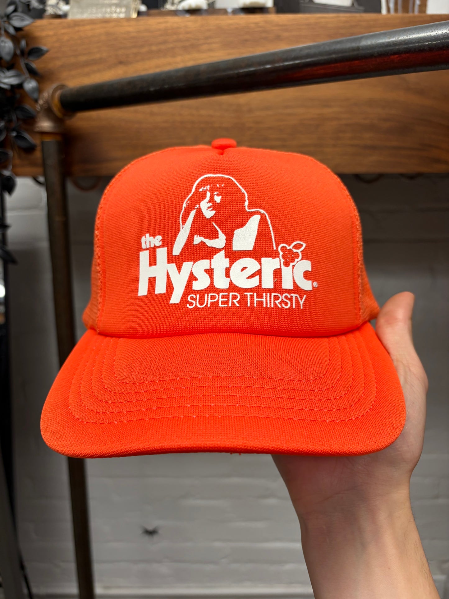 Hysteric Glamour ‘Super Thirsty’ Mesh Trucker Hat