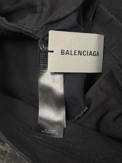 SS2023 Balenciaga ‘Mudshow’ Destroyed Mud Wash Wide Leg Denim