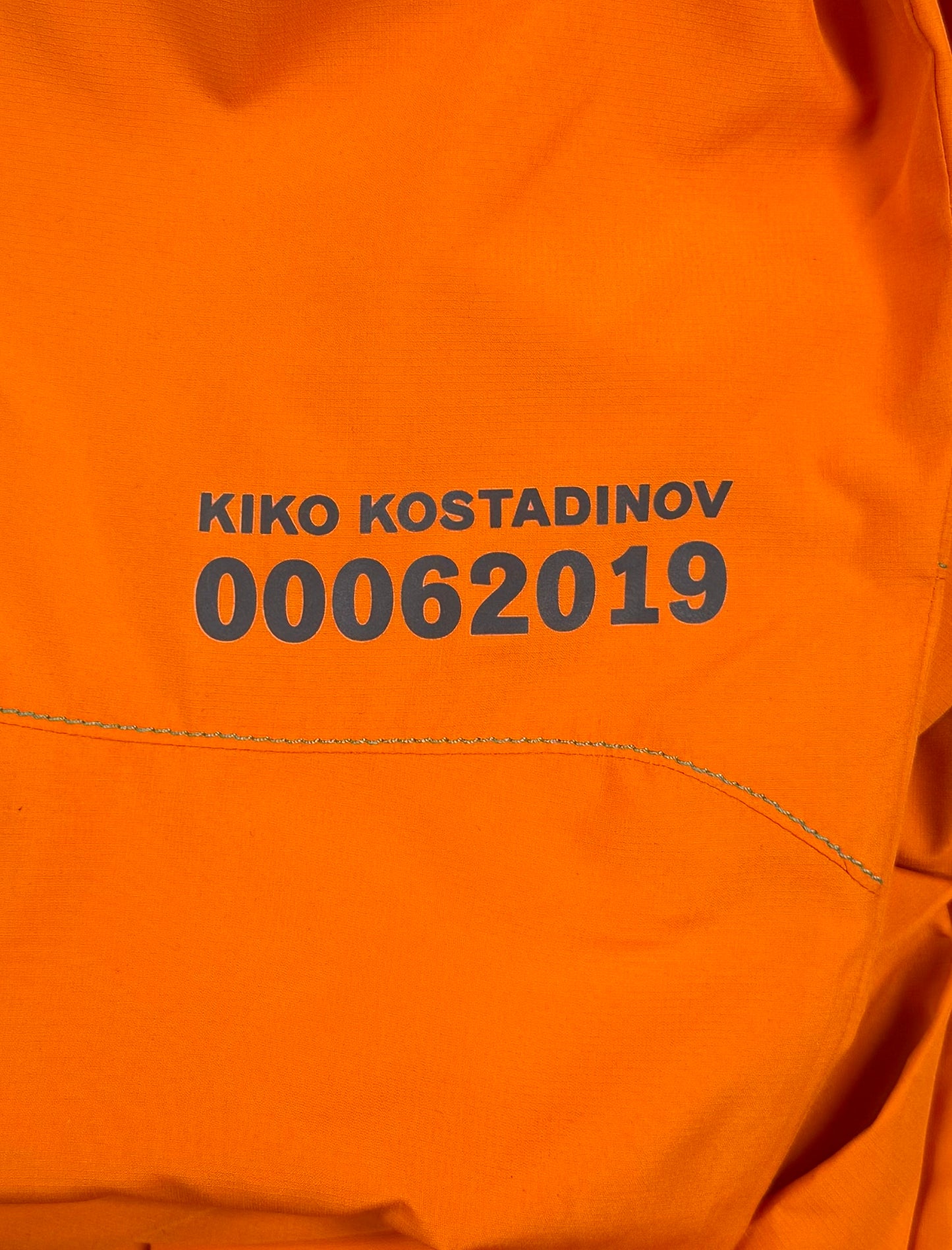 Kiko Kostadinov x Asics Orange/Mint Shell Track Pants