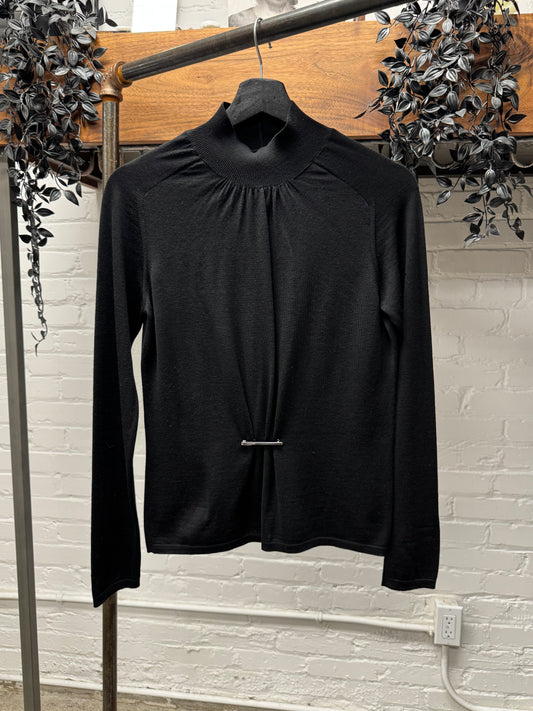AW1999 Gucci by Tom Ford ‘Pin’ Black Cashmere Sweater