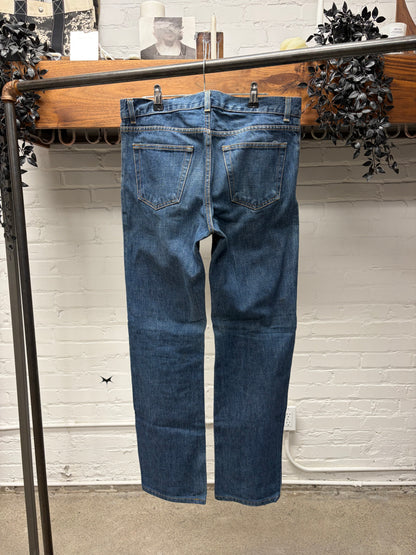 Vintage 1999 Helmut Lang ‘Classic Denim’ Blue Bootcut Jeans