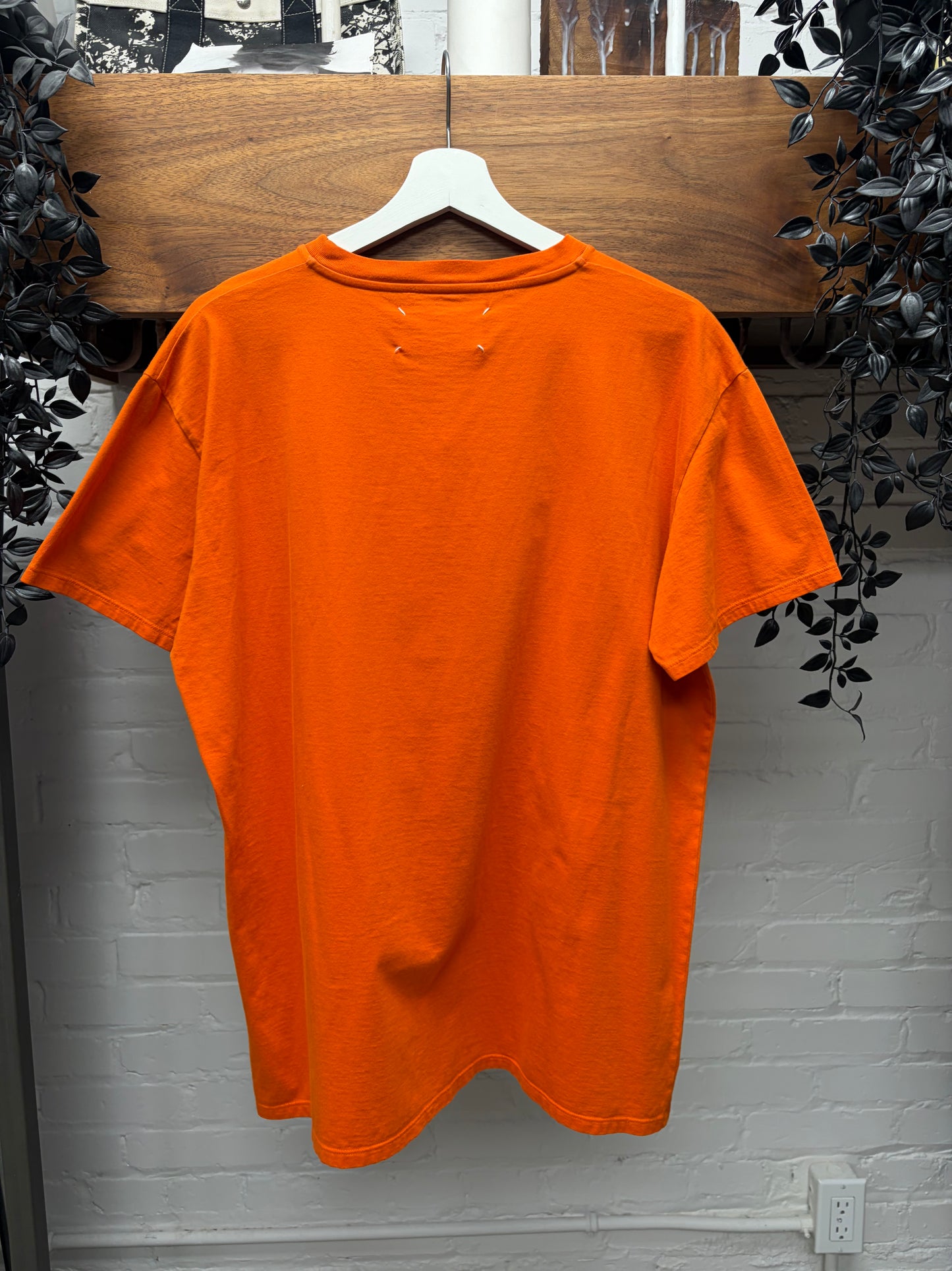 Maison Margiela ‘Another Song’ Orange Graphic T-Shirt