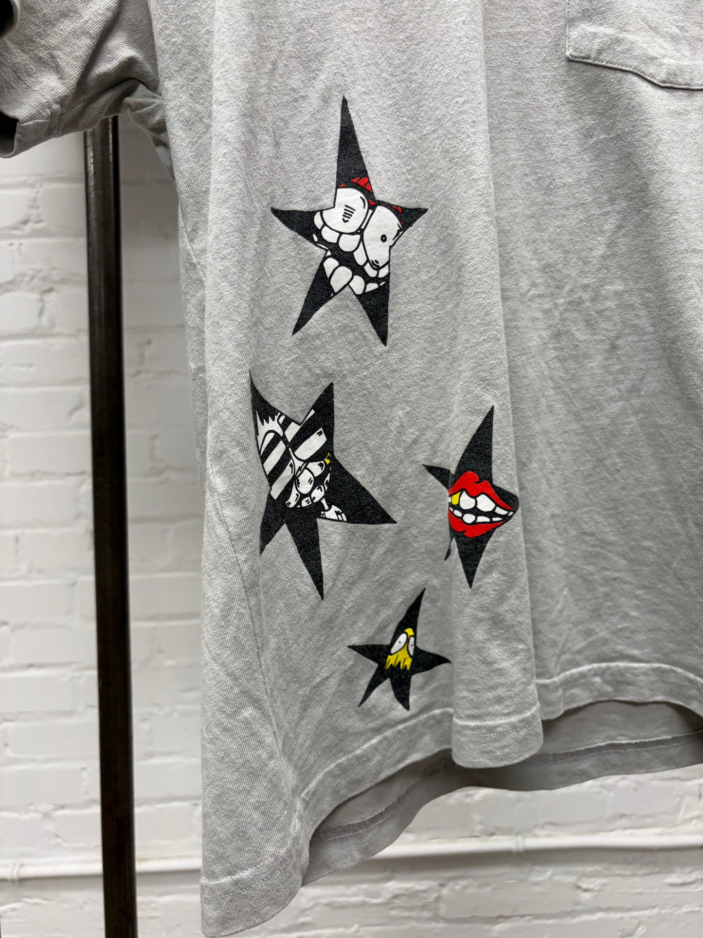 Chrome Hearts x Matty Boy Grey ‘Suggest’ Star Graphic T-Shirt
