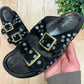 Miharayasuhiro Studded Black ‘Birkenstock’ Sandals