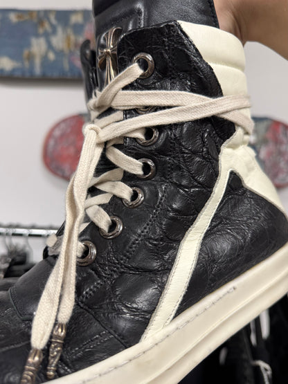 Chrome Hearts x Rick Owens Genuine Crocodile Leather Geobaskets