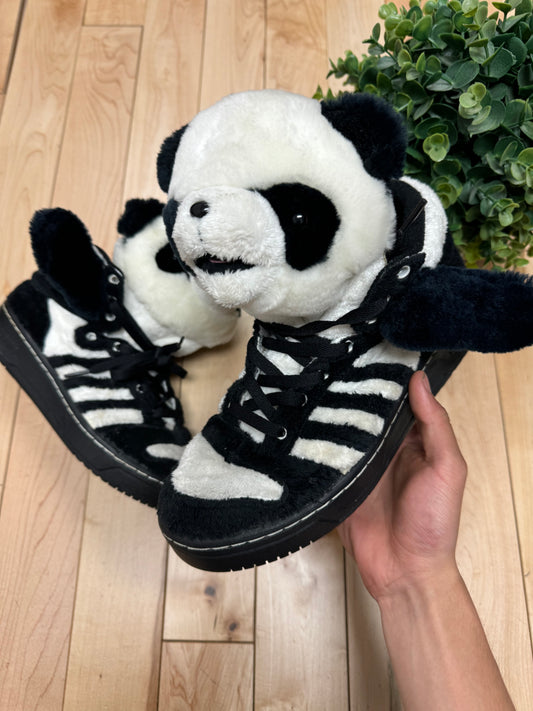 2011 Jeremy Scott x Adidas ‘Panda’ High Top Sneakers