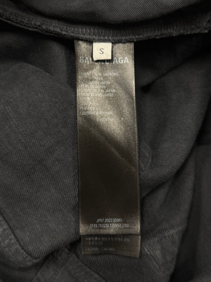 SS2023 Balenciaga ‘Mudshow’ Over-Knee Length Cutoff Denim Shorts