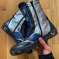 2000s Versace Double Buckle Leather Moto-Biker Boots