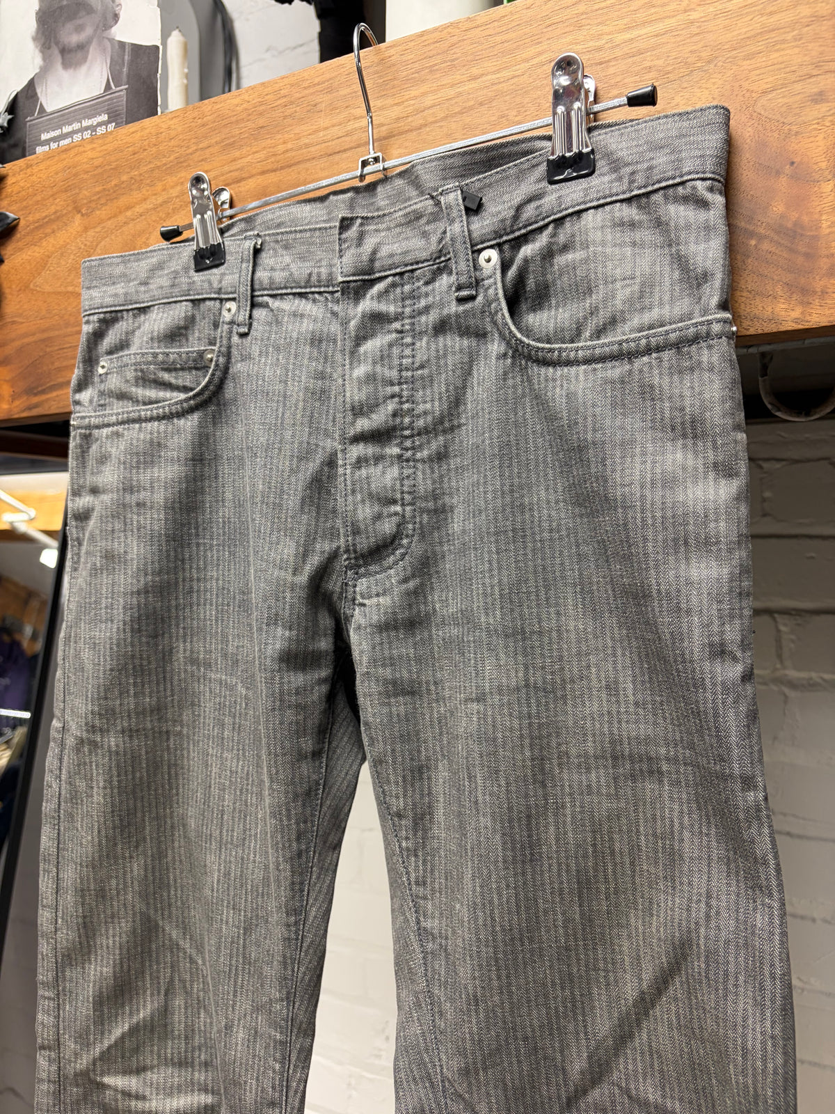 Dior Homme Dark Grey Skinny Jeans
