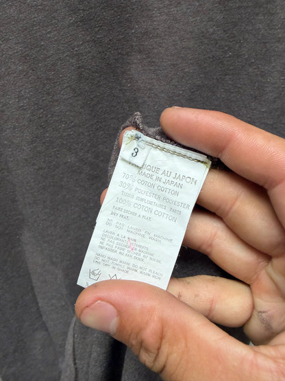 Yohji Yamamoto Brown ‘Ringer’ Long Sleeve Shirt