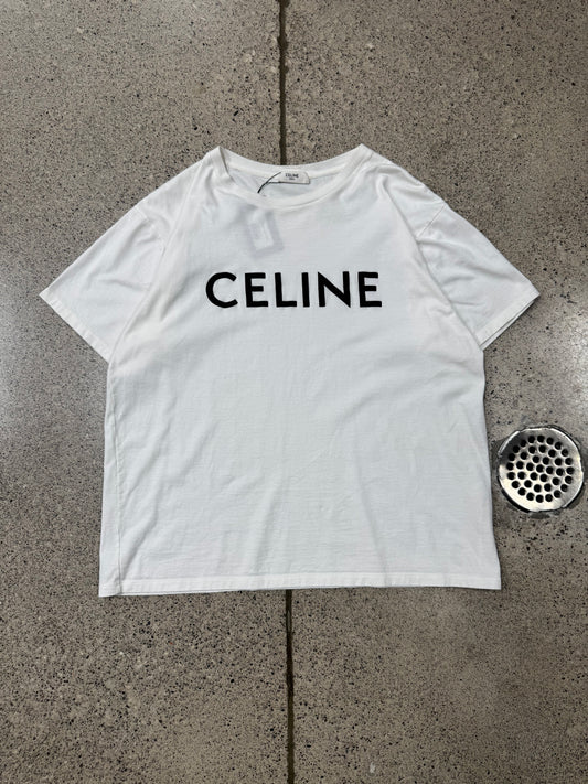 Celine ‘Basic Logo’ Graphic T-Shirt