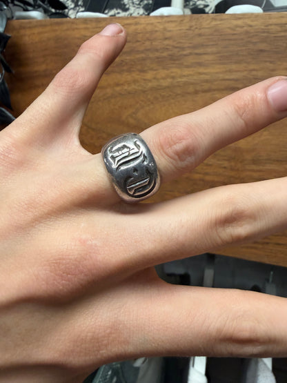 Vintage Chrome Hearts ‘CH Logo’ 925 Silver Ring