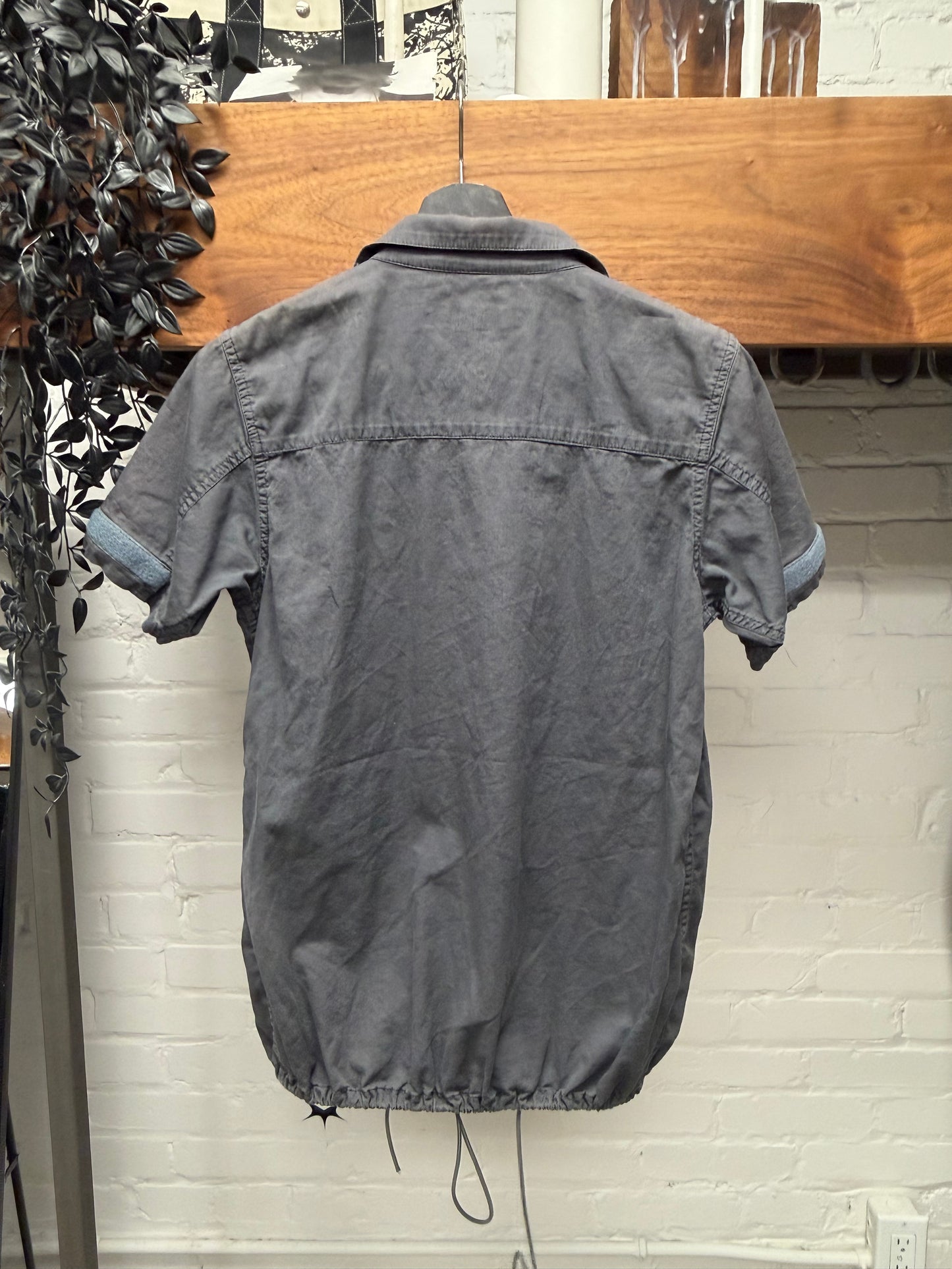 Beauty:Beast ‘Mechanic’ High-Neck Closure Work-Shirt