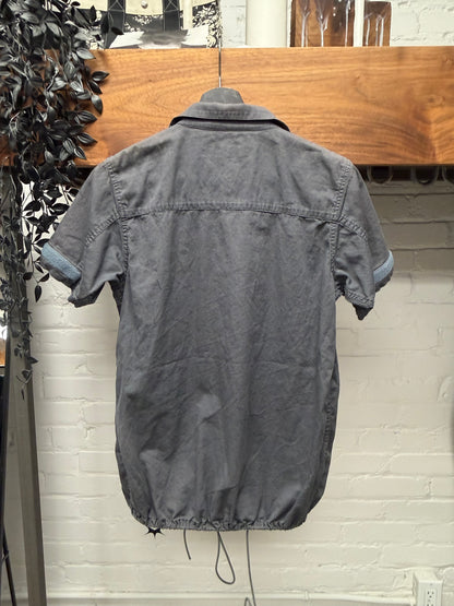 Beauty:Beast ‘Mechanic’ High-Neck Closure Work-Shirt