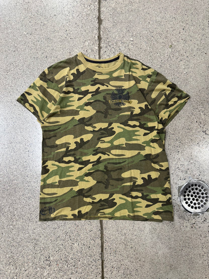Chrome Hearts Camo Horseshoe Logo Single Stitch T-Shirt