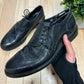 Burberry ‘Rayford’ Black Leather Brogue Derby Shoes